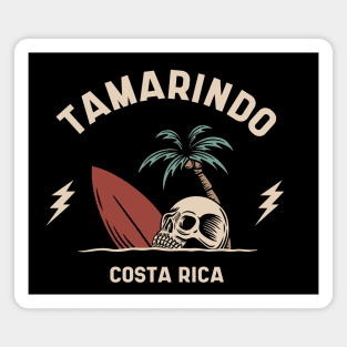 Vintage Surfing Tamarindo, Costa Rica Magnet